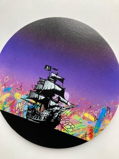 A pirates life for me by Madderdoit (street art, graffiti, boat)