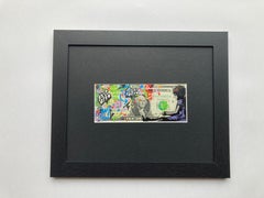 Flower Power Notes Arte mista su un biglietto da 1 dollaro, 2026