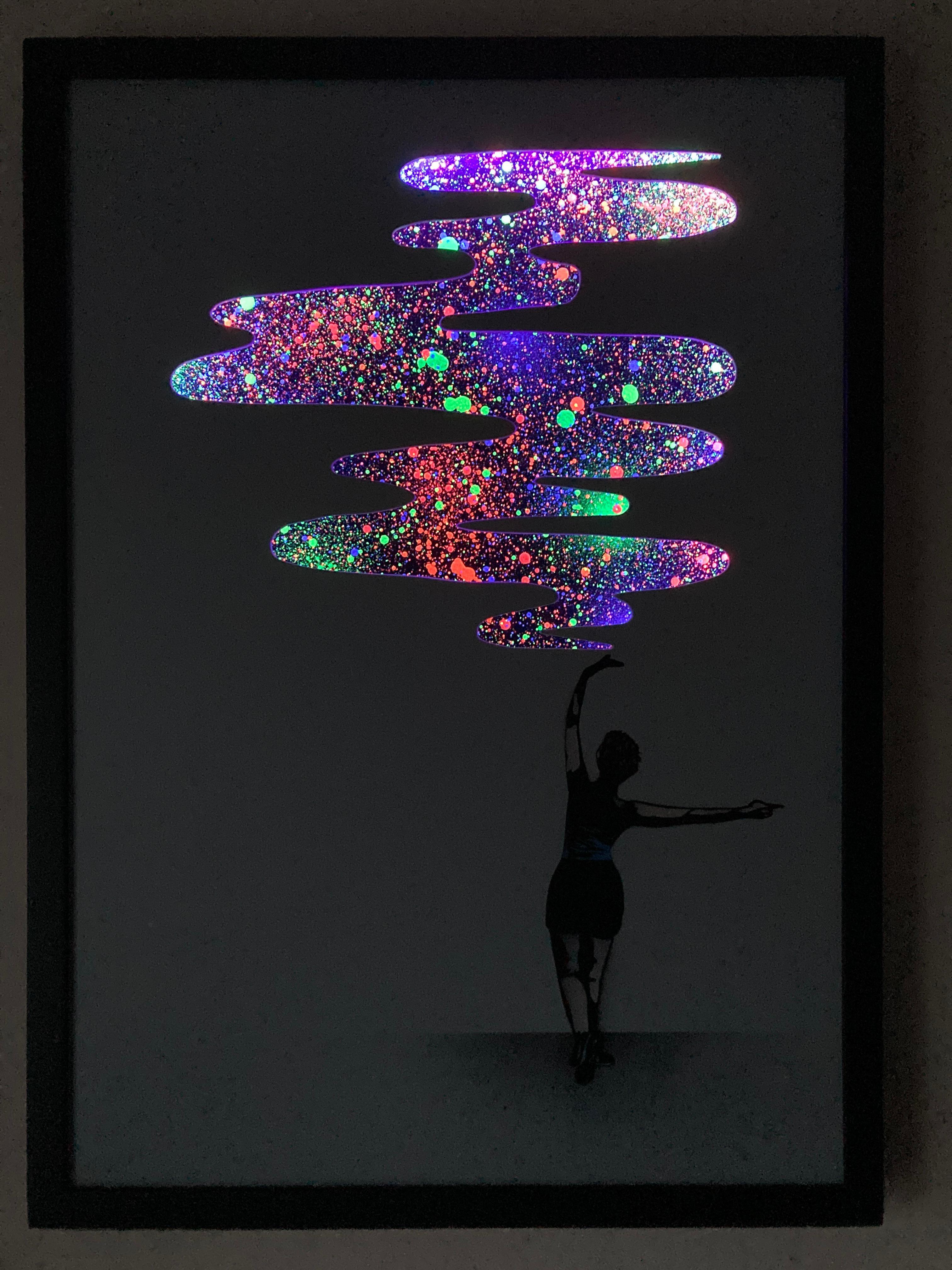Give Me More Light up Wood Panel by Madderdoit For Sale 4