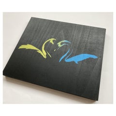 Used One Love Swans - Wood Panel by Madderdoit (Street Art)