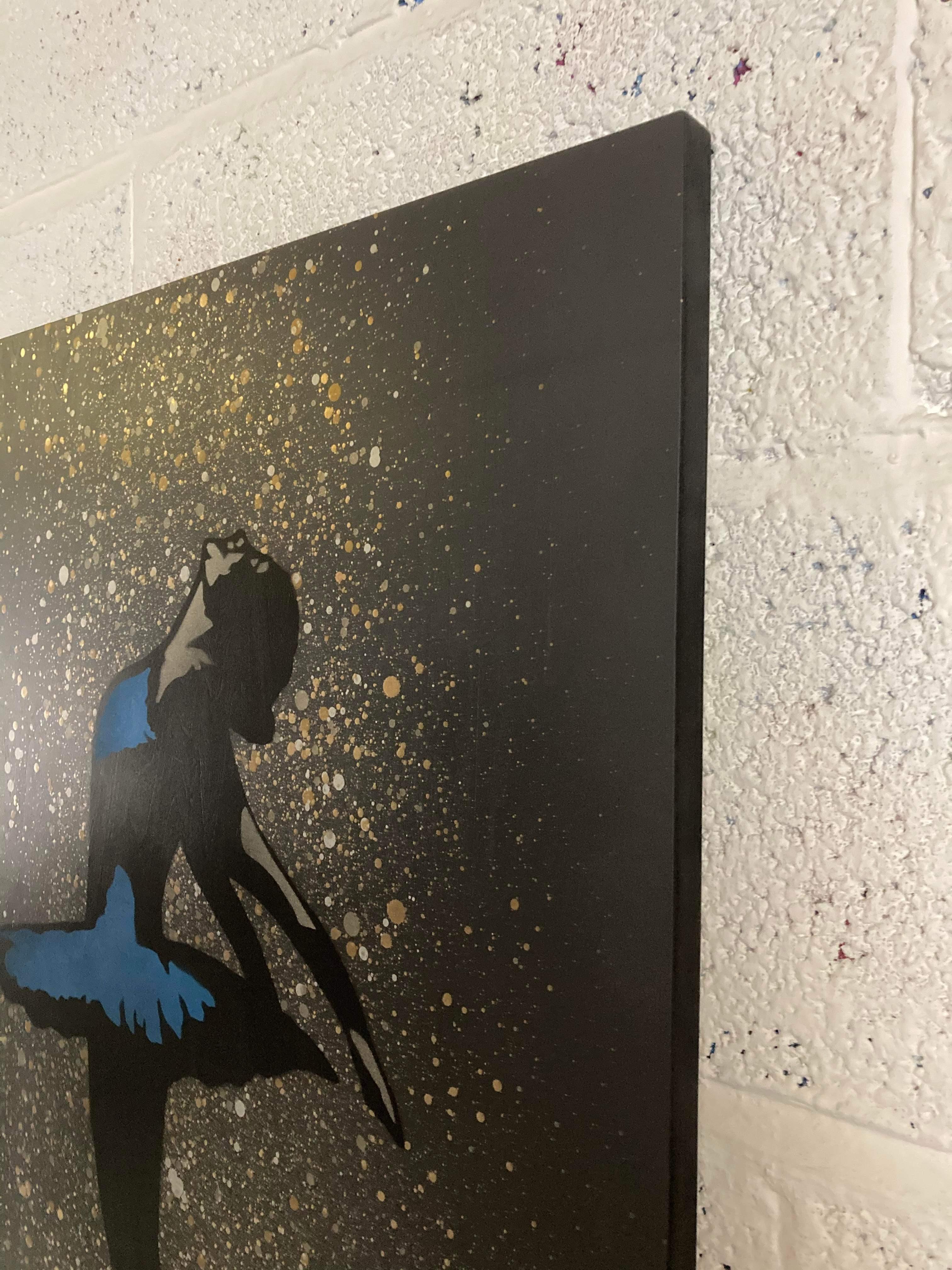 Panneau en bois étoilé Shooting Star de Madderdoit en vente 4