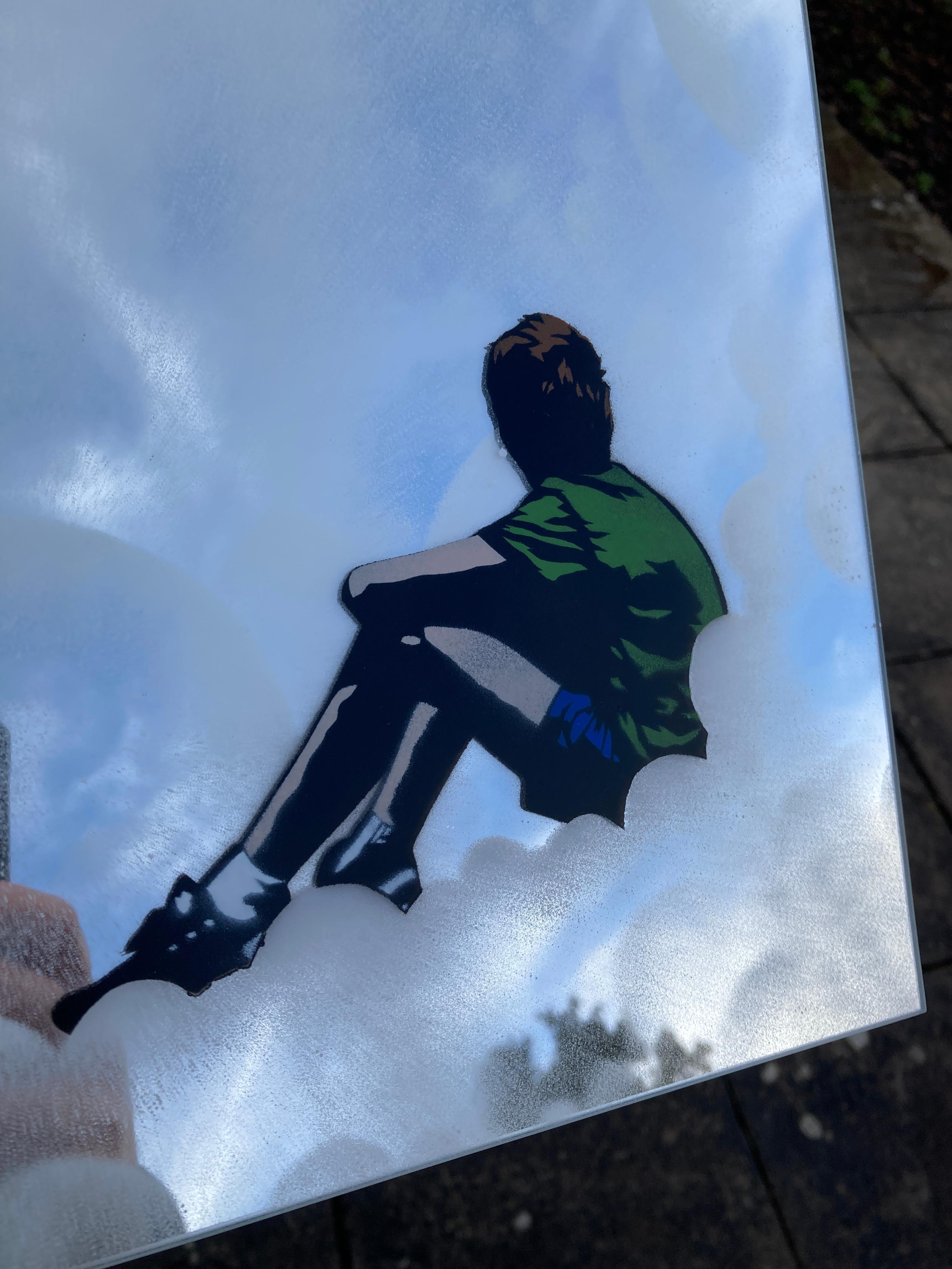 Nuages UV blancs sur miroir en verre

Surface - miroir en verre Edition 

Edition de 5 

Taille 12 x 12