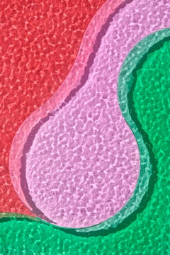 Realizzato in vetro di Murano Acerbis Gigiona Wall Art di Olimpia Zagnoli