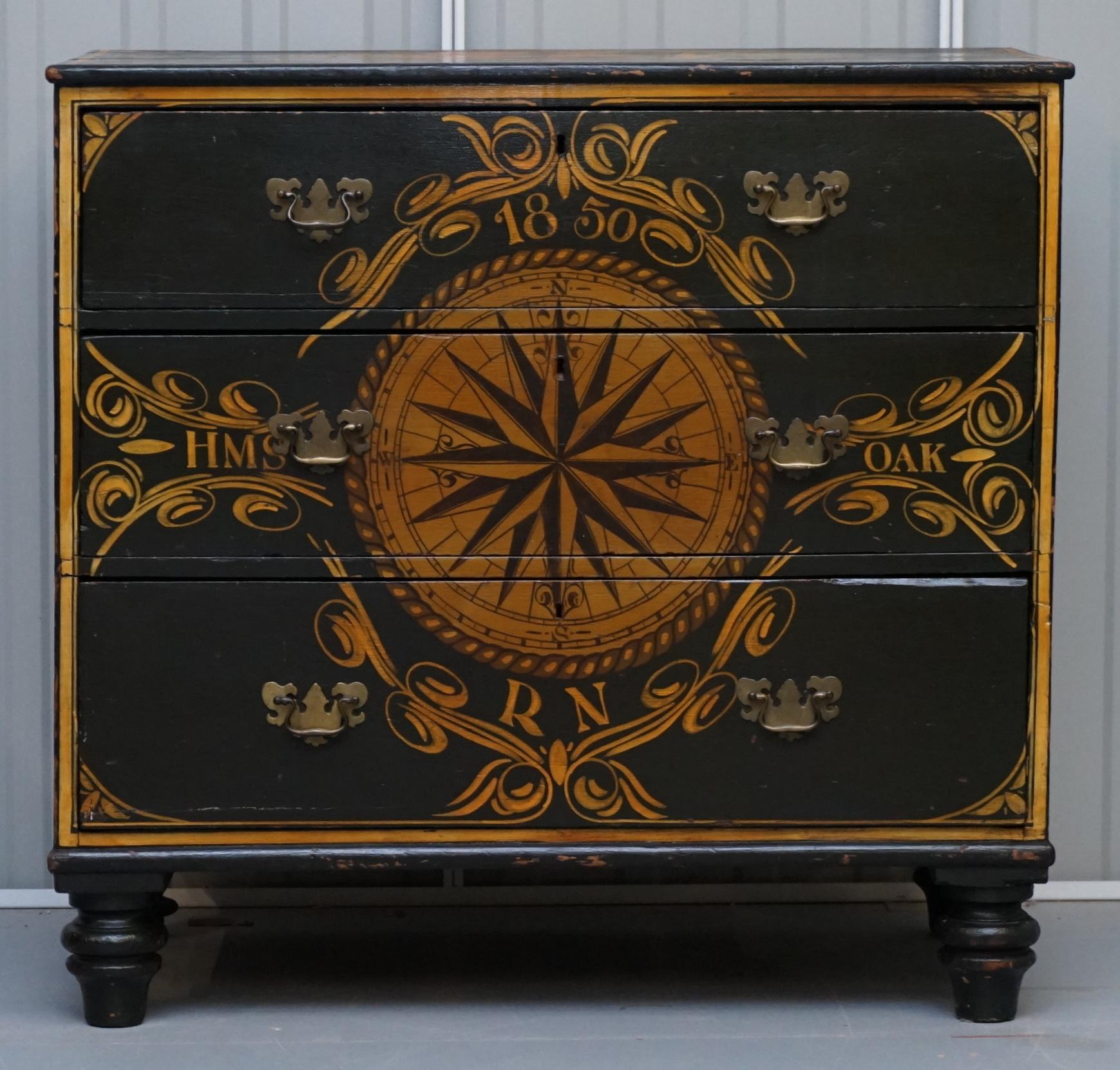 Wimbledon-Furniture

Wimbledon-Furniture is delighted to offer for sale this stunning Victorian hand painted chest of drawers made from the timber of HMS Royal oak which was broken up in 1850

Please note the delivery fee listed is just a guide,