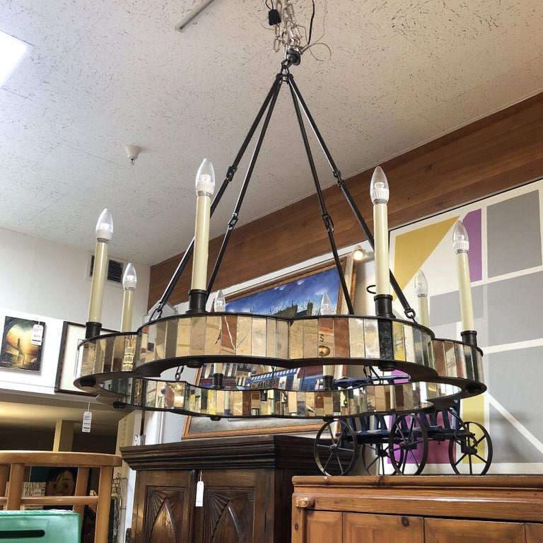 Made Goods Fiona Mirror Chandelier For Sale at 1stDibs