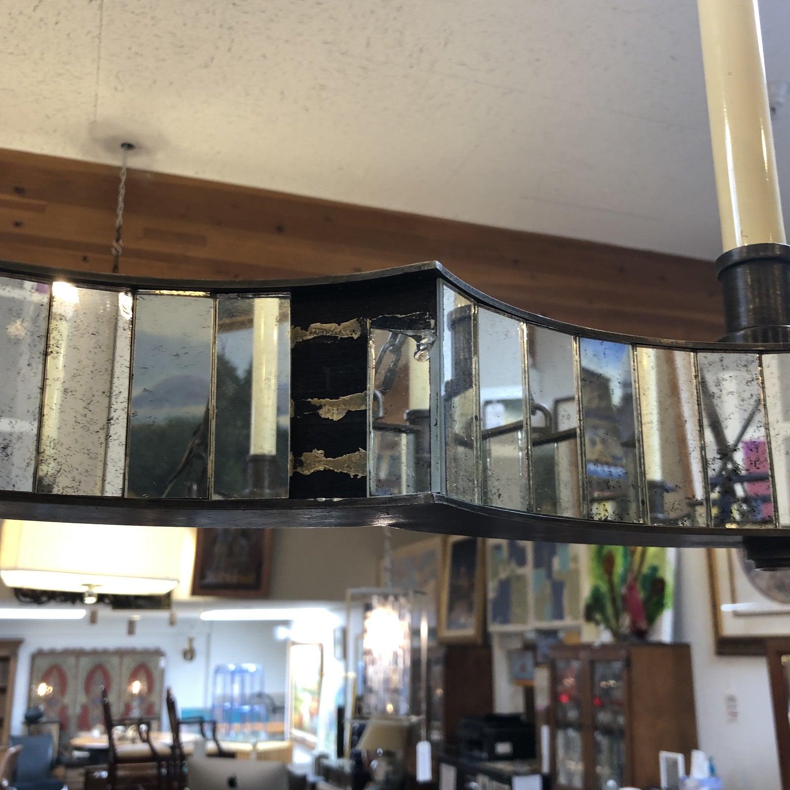Made Goods Fiona Mirror Chandelier In Good Condition For Sale In San Francisco, CA