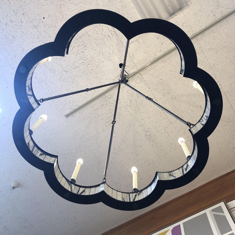 Made Goods Fiona Mirror Chandelier For Sale at 1stDibs