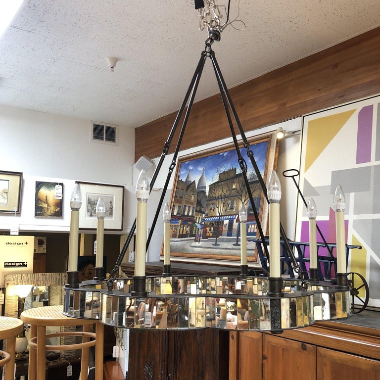 Made Goods Fiona Mirror Chandelier For Sale at 1stDibs