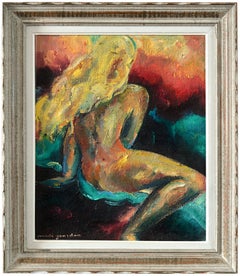 Burlap Nude Paintings