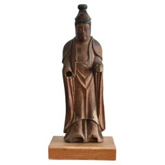 Made in 1599 Beautiful Wooden Buddha Statue / Bodhisattva / Edo Period