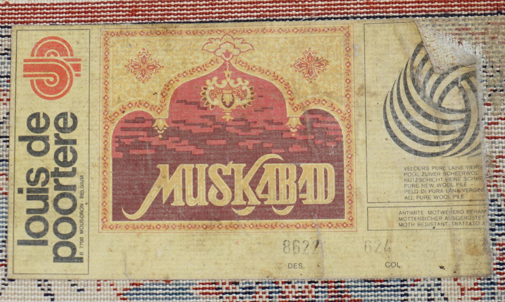 GEFERTIGT IN BELGIEN LOUIS DE POORTERE MUSKABAD TEPPICH INDIANISCHE POLO-SPIEL-SZENE im Angebot 8