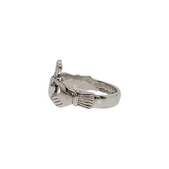 Fabriquée à Dublin, Irlande, bague Claddagh en argent sterling