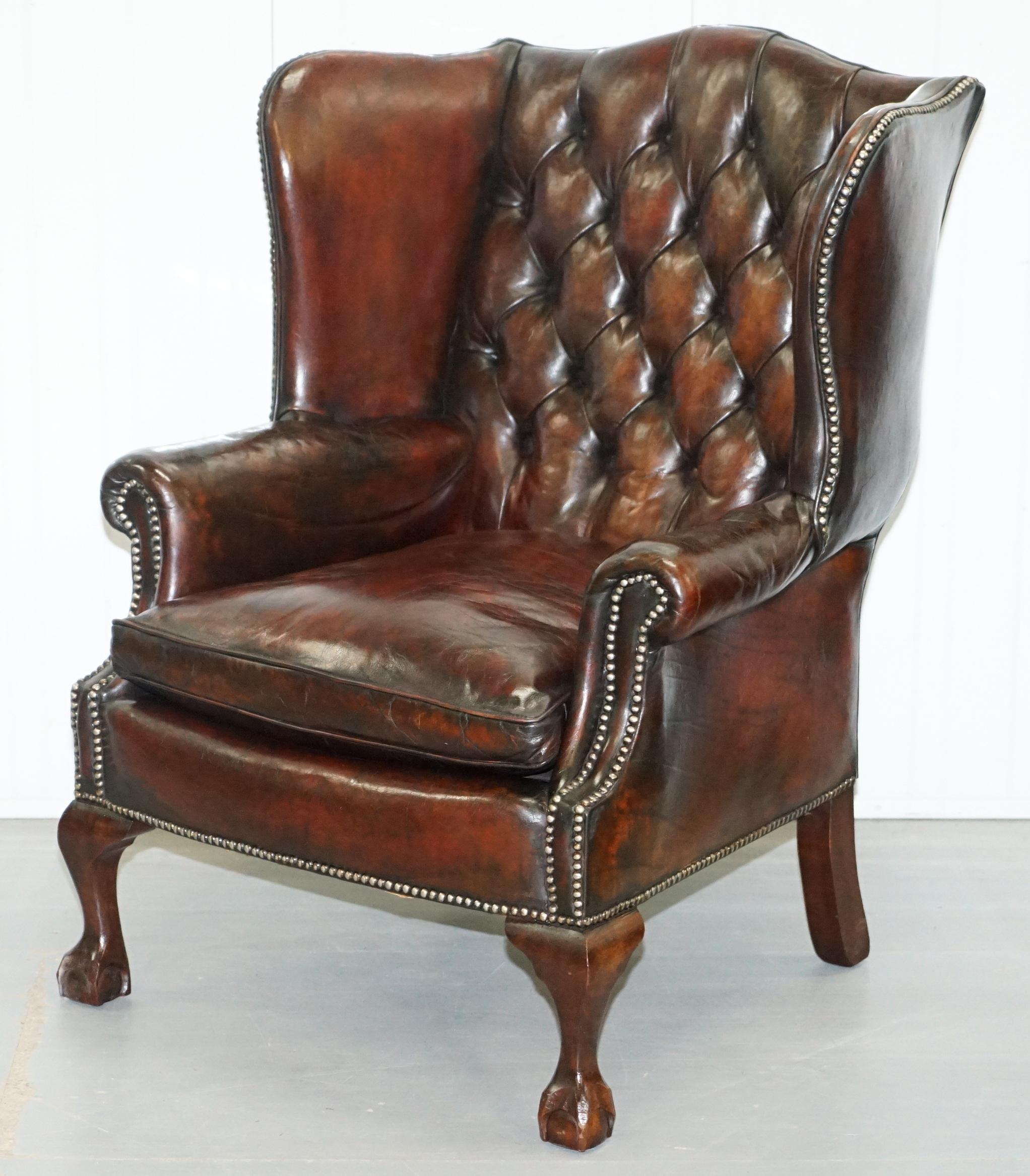 chesterfield chair wingback
