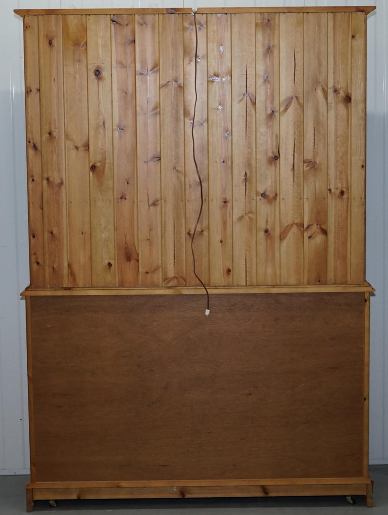 Made In England Ducal Glass Shelved Welsh Dressers Display