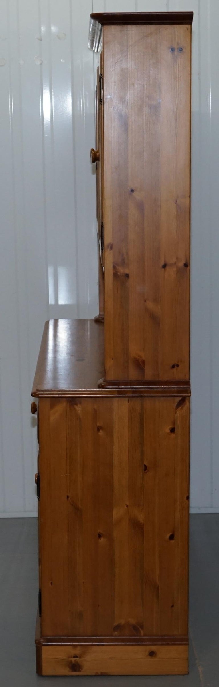Made In England Ducal Glass Shelved Welsh Dressers Display