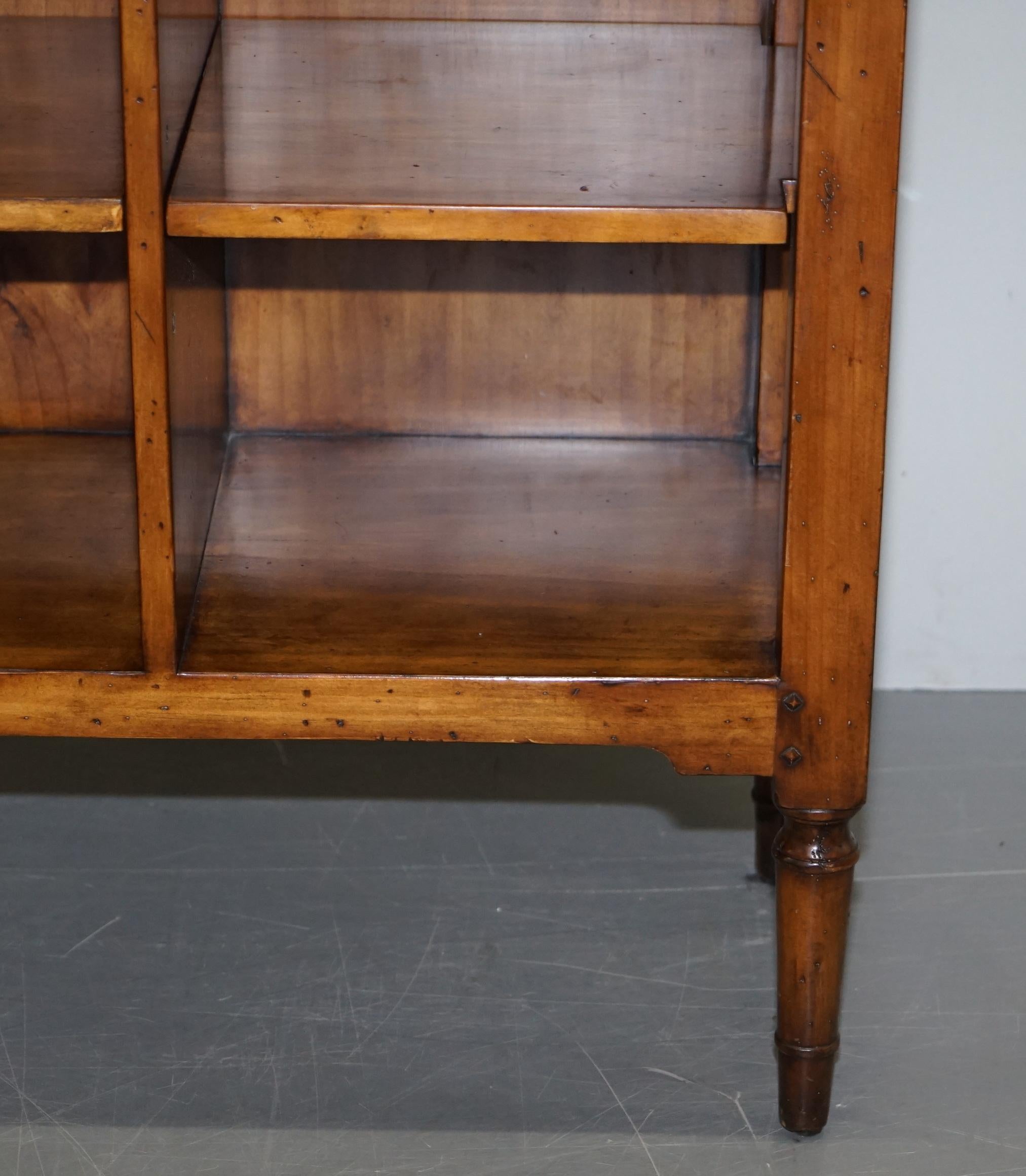 Made in England Multiyork Solid Oak Triple Drawer Sideboard Bookcase Cupboard For Sale 1