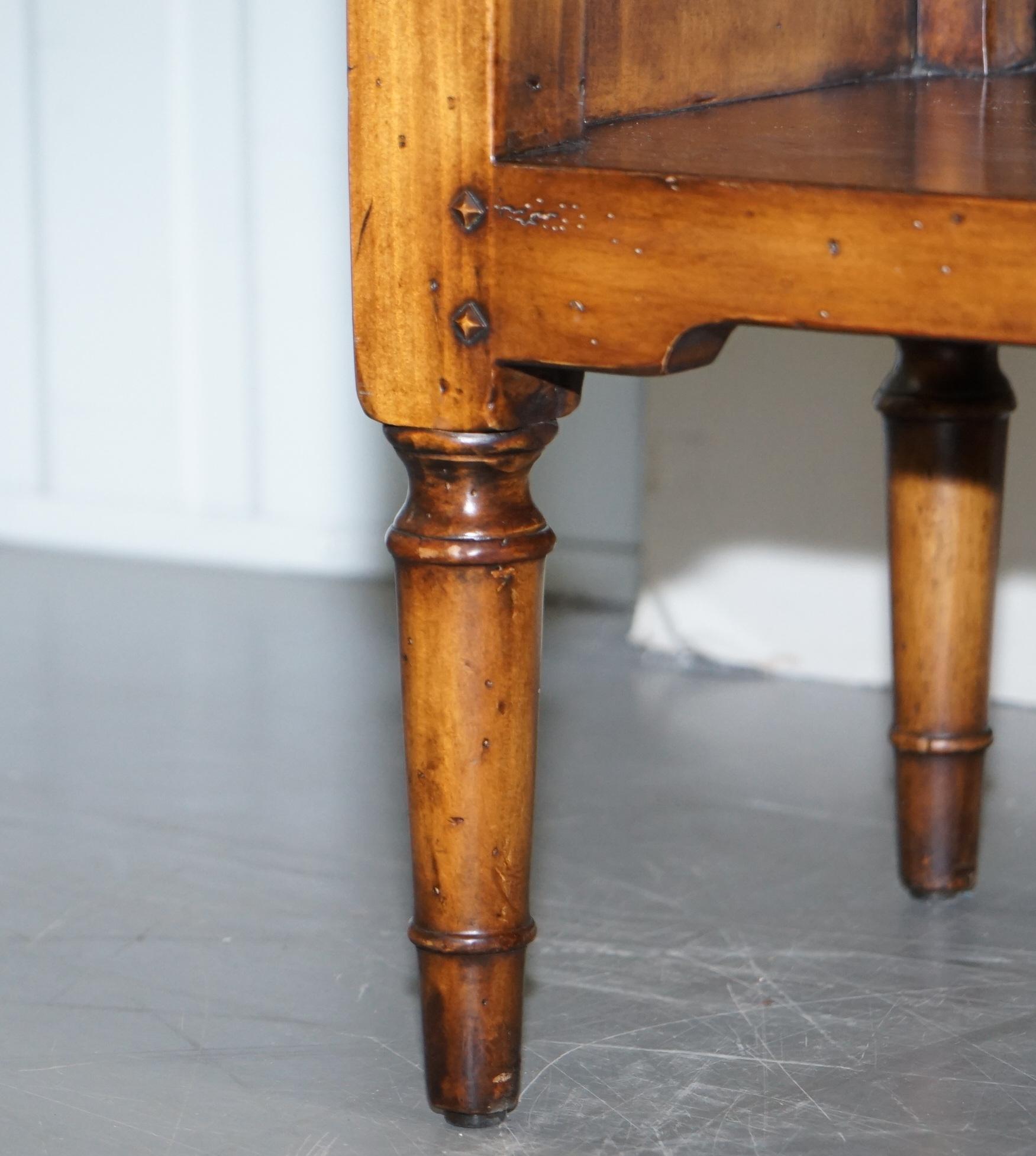 Made in England Multiyork Solid Oak Triple Drawer Sideboard Bookcase