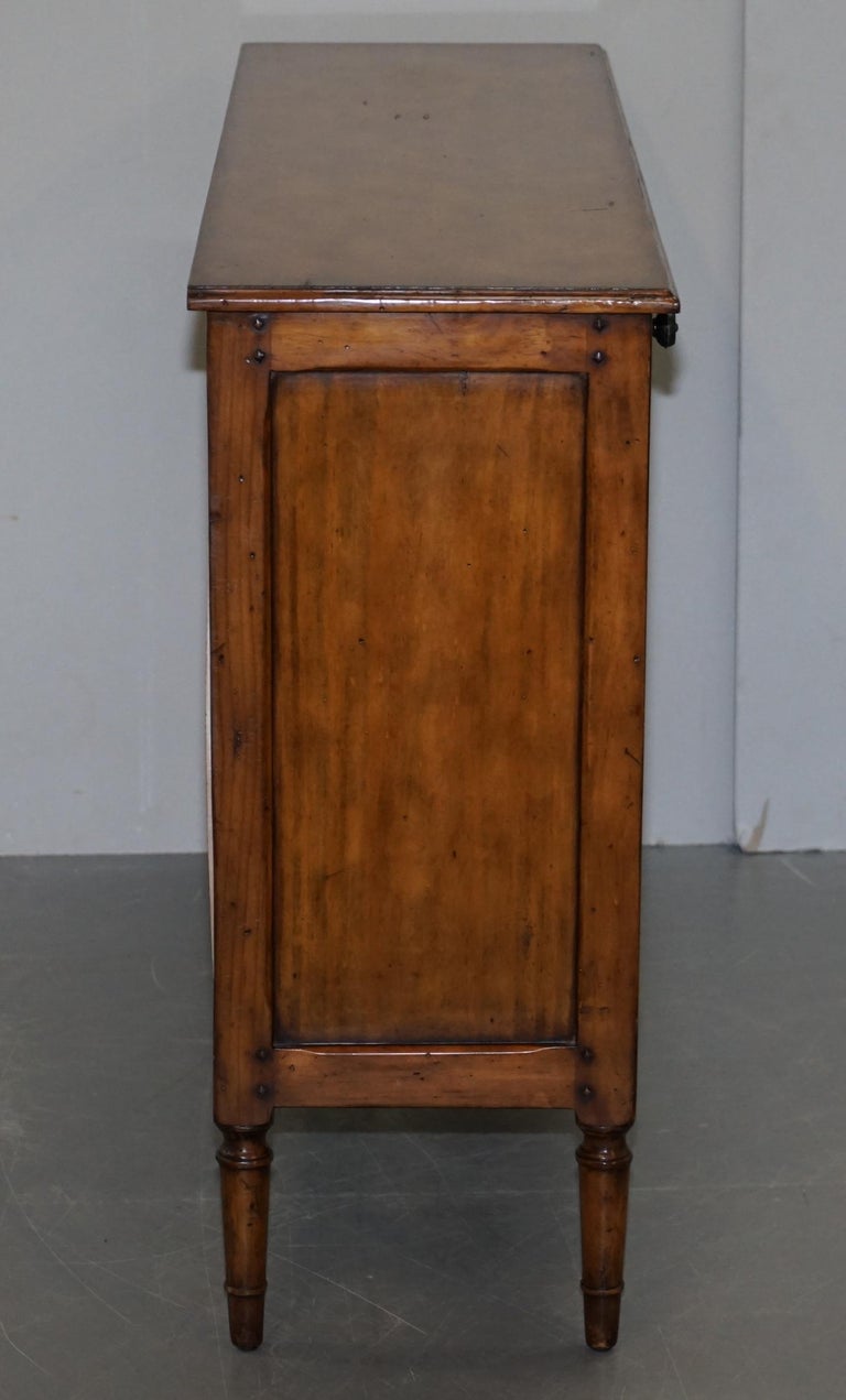 Made in England Multiyork Solid Oak Triple Drawer Sideboard Bookcase