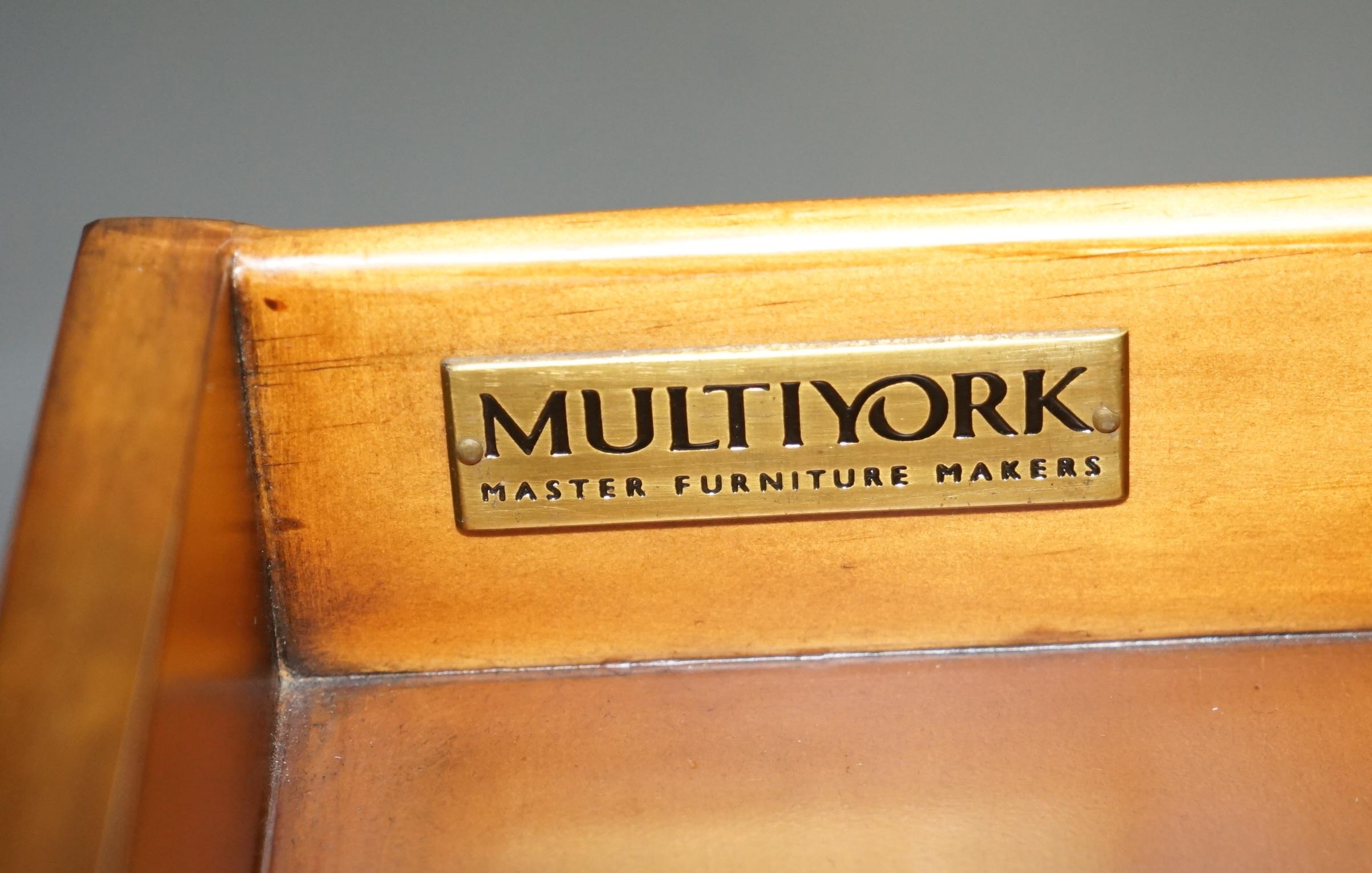 Multiyork Bücherregal/ Sideboard/ Bücherschrank aus massiver Eiche mit drei Schubladen, hergestellt in England im Angebot 12