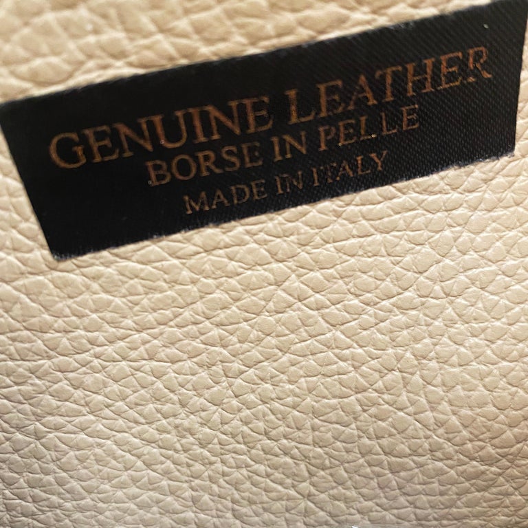 Made in Italy 'Borse in Pelle' Huge Soft Italian Leather Shopper Tote at  1stDibs