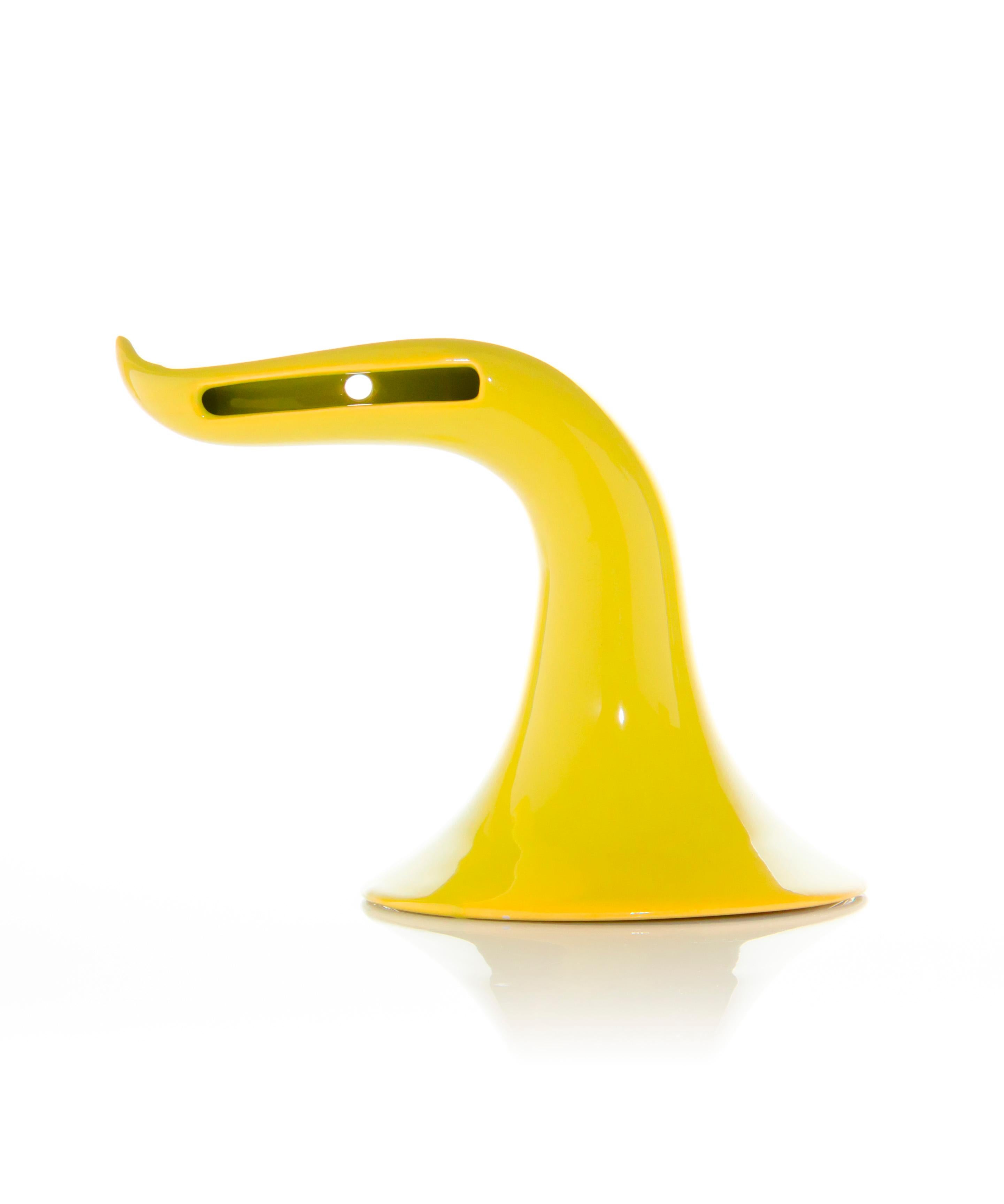 Modern Made in Italy Sound Amplifier, Yellow Ceramics, Customizable Speaker. 2022 For Sale