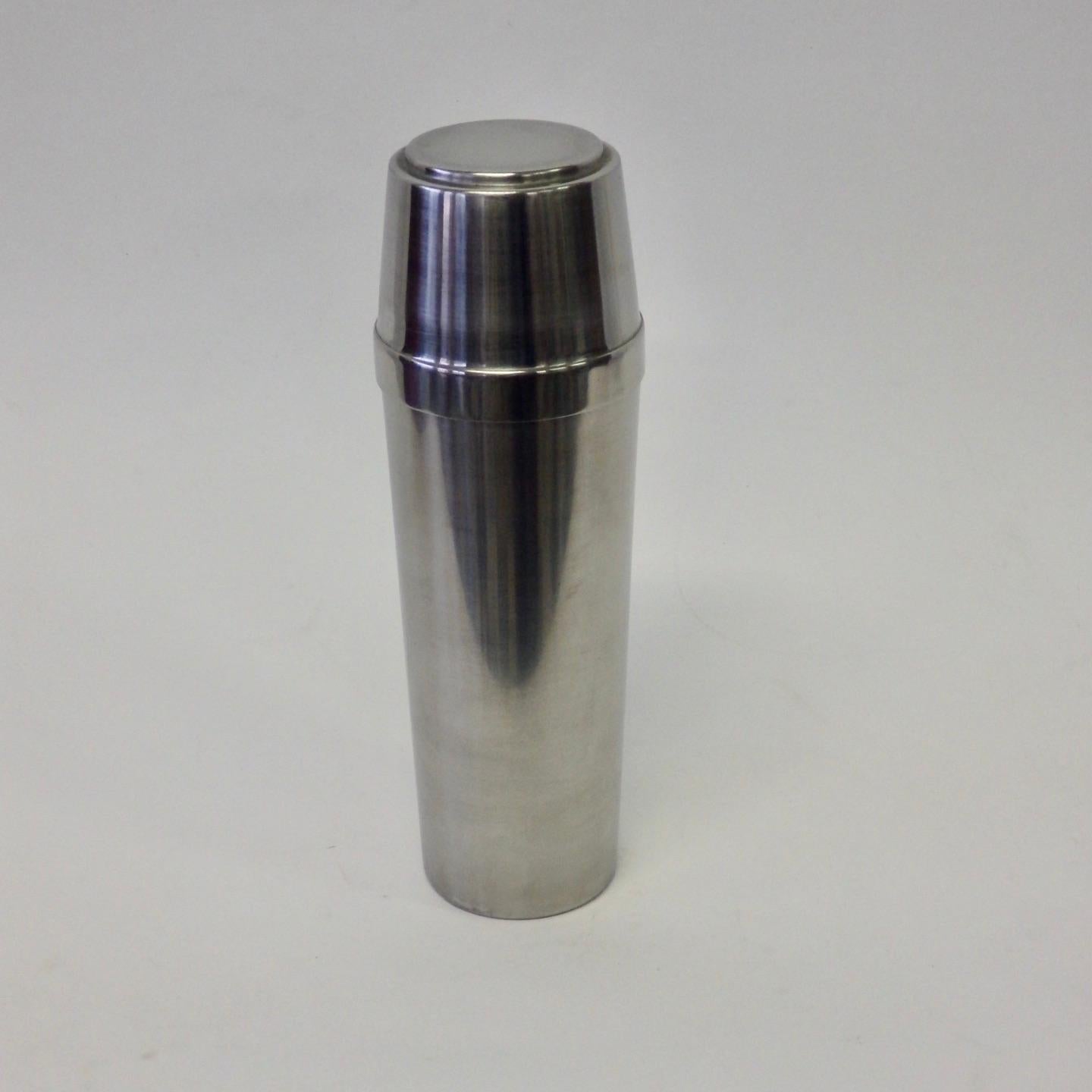Mid-Century Modern Made in Sweden Stainless Steel Cocktail Shaker For Sale