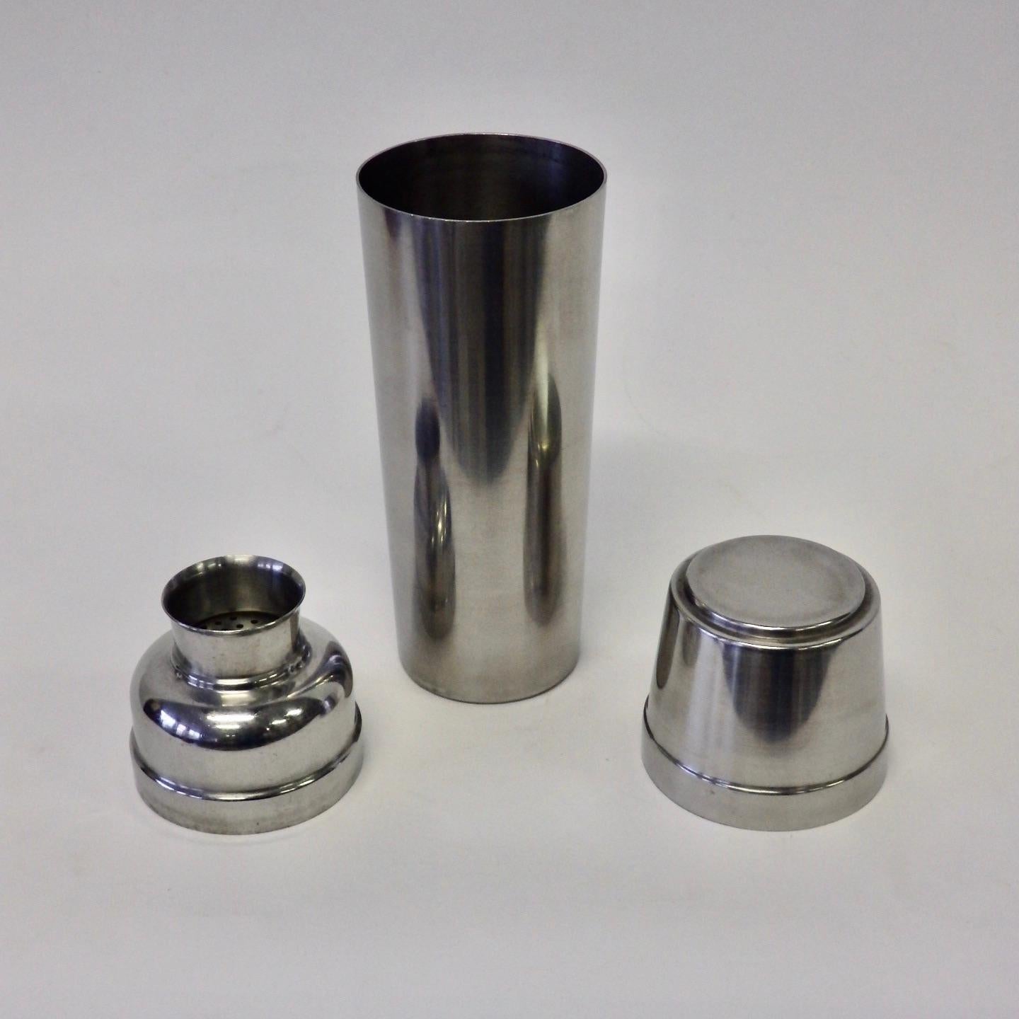 Swedish Made in Sweden Stainless Steel Cocktail Shaker For Sale