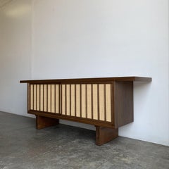 Made To Oder Mid Century Style Cane Credenza