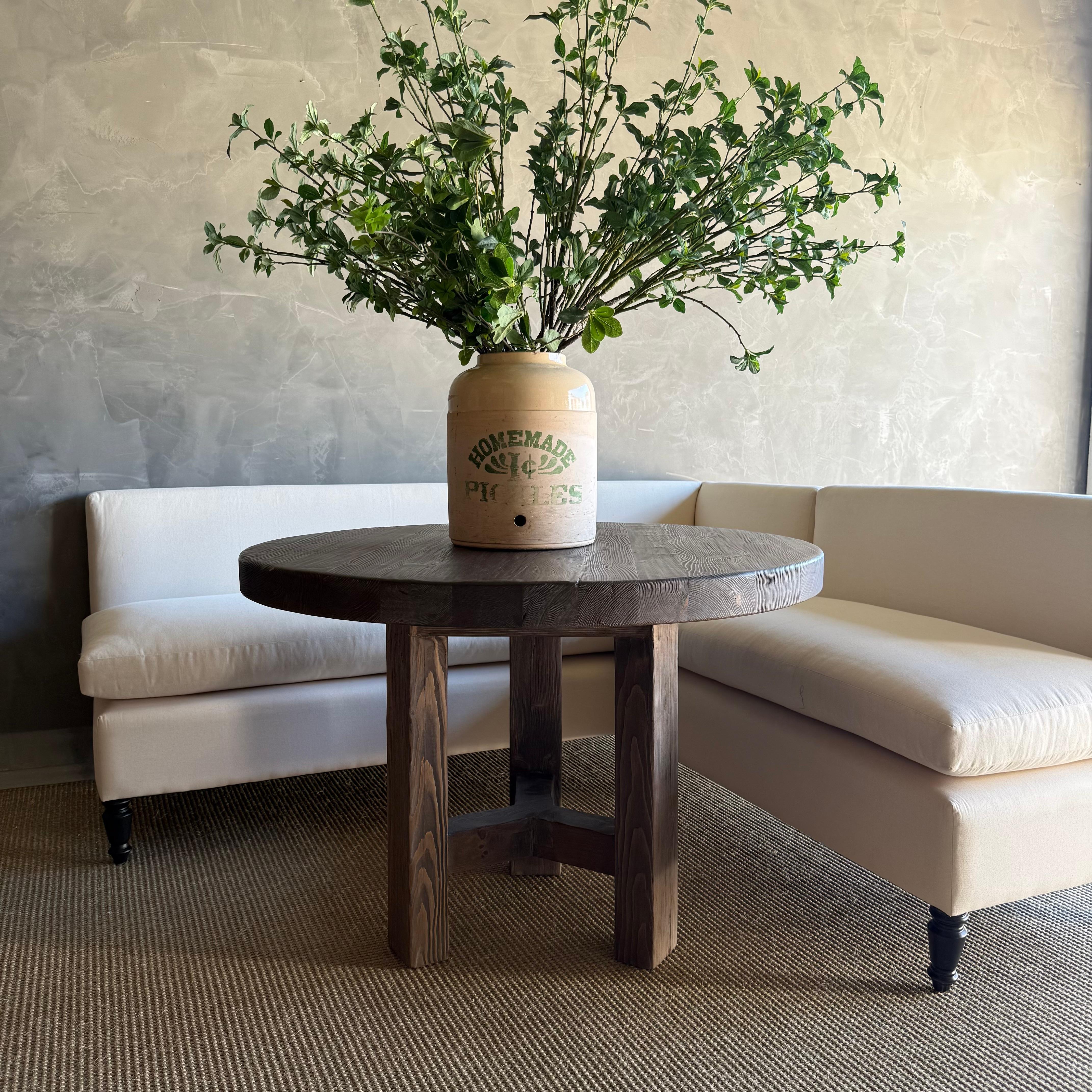 Hand-Crafted Made to Order Custom Dining Banquette Bench or Sofa 2 piece in COM Any Size For Sale