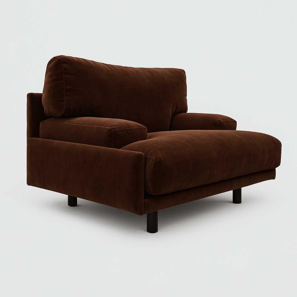 Chaise longue italienne des années 1980, fabriquée sur commande - Design sculptural inspiré du vintage en vente 3