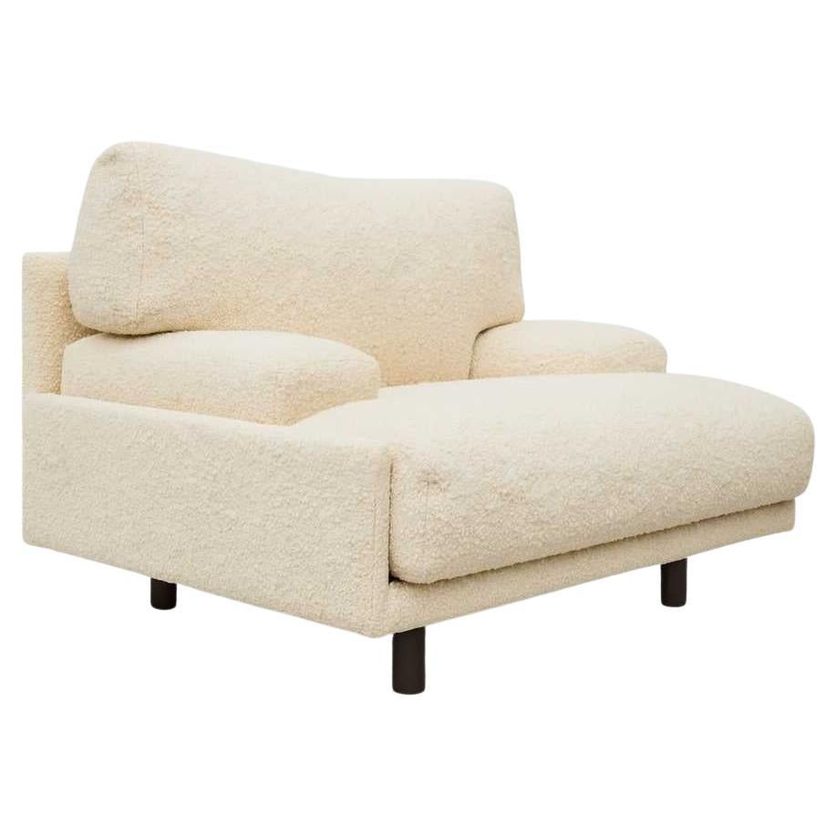 Chaise longue italienne des années 1980, fabriquée sur commande - Design sculptural inspiré du vintage