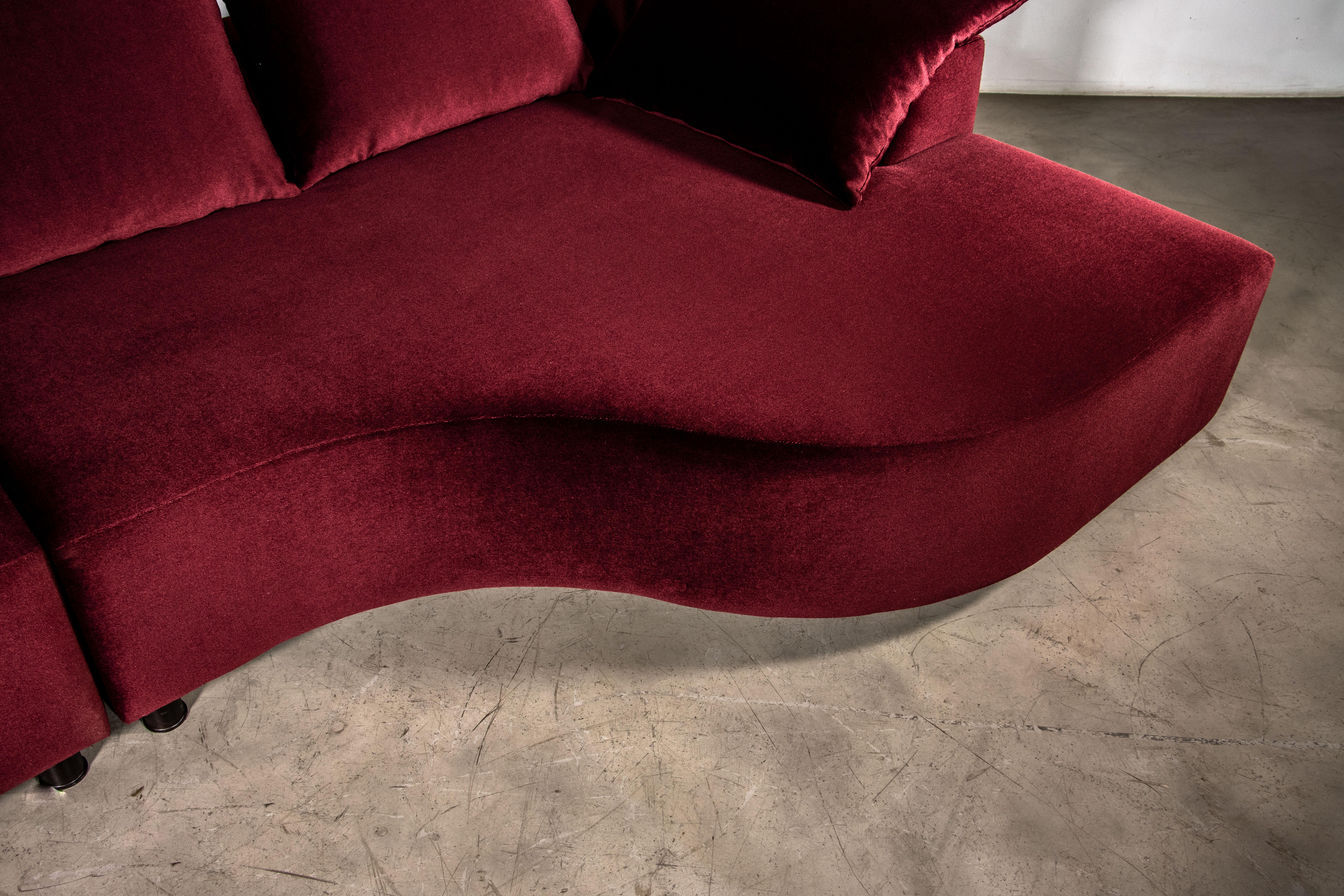 Canapé sectionnel moderne et personnalisable sur commande en COM par Costantini, Sofia en vente 2
