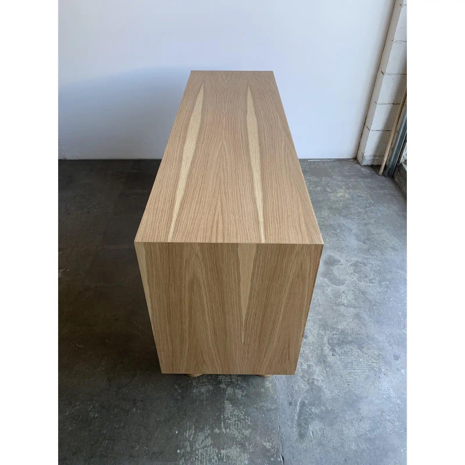 Mid-Century Modern Made To Order White Oak “Ojos” Dresser For Sale