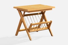 Madebel LTDA, Side Table, Wood, Metal, Brazil, 1950s