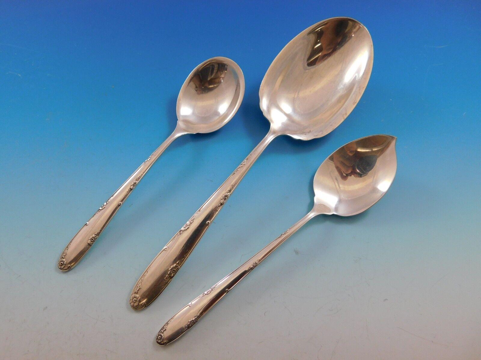 Madeira by Towle Set di posate in argento sterling per 12 persone 75 pezzi in vendita 3