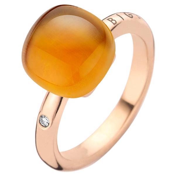 For Sale:  Madeira Citrine Ring in 18kt Rose Gold