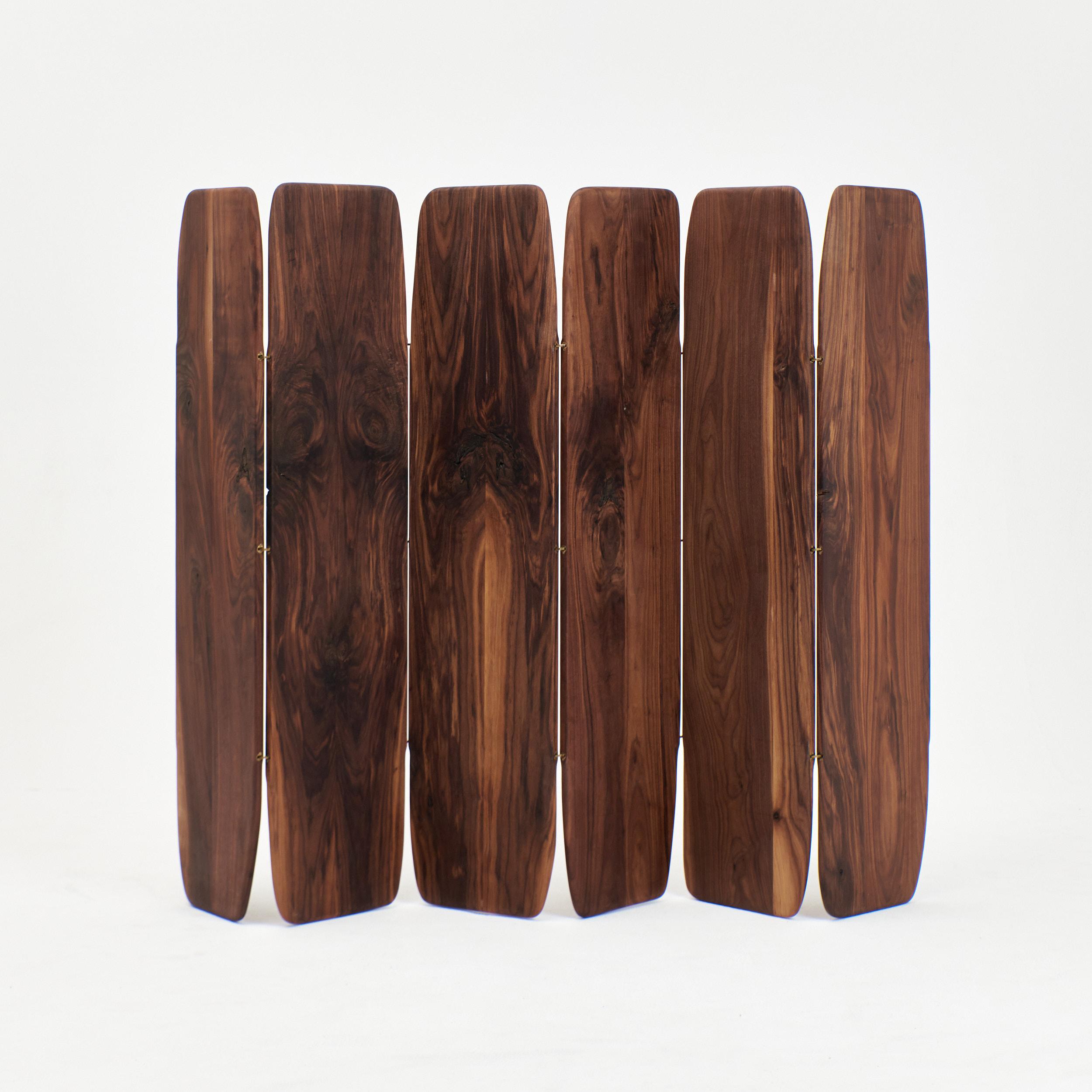 Walnut Madeira Room Divider (small) For Sale