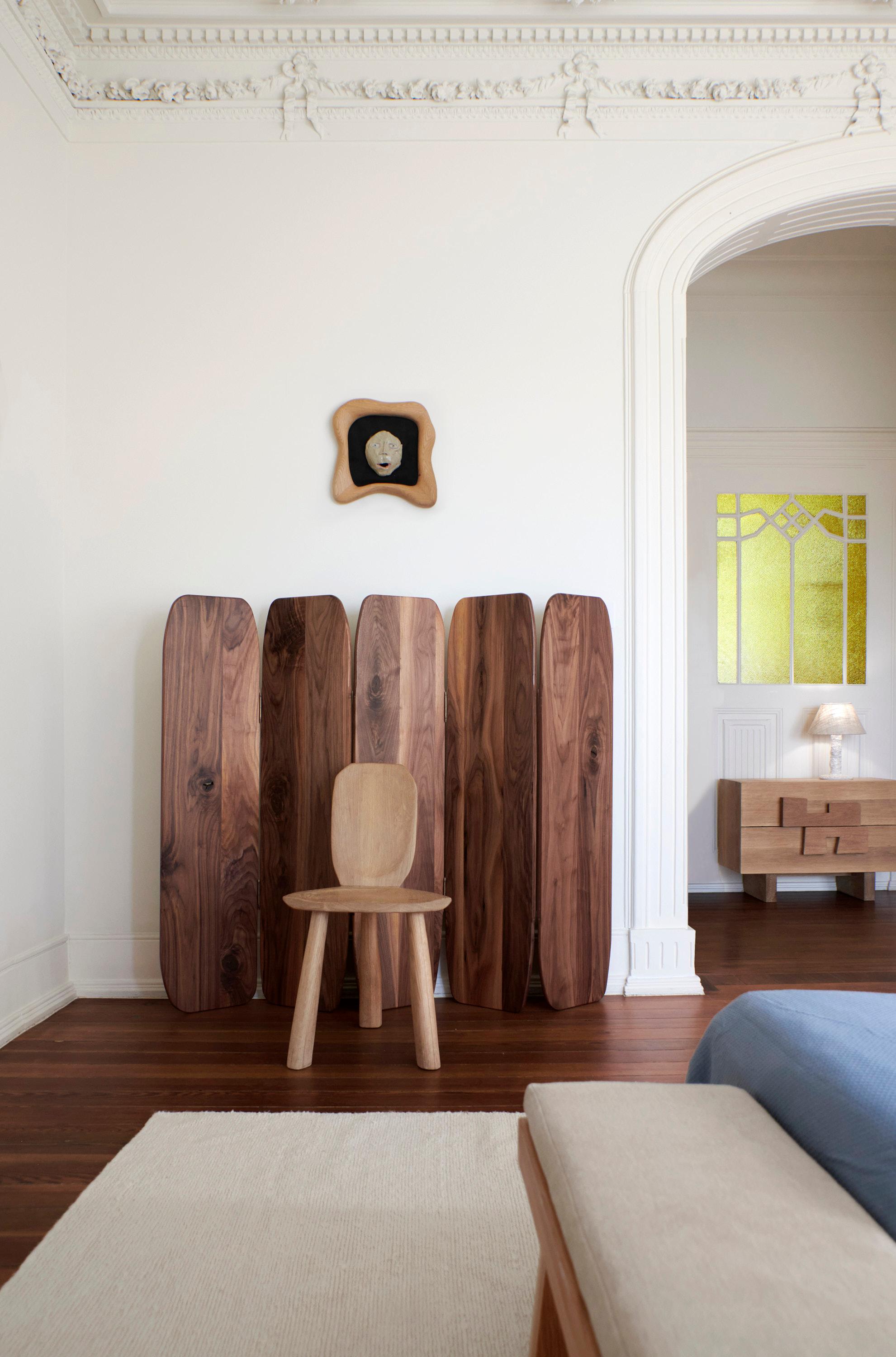Madeira Room Divider Small
Designed by Project 213A in 2023

Foldable screen in six panels made from solid walnut, preserving its natural properties.

Bespoke dimensions upon request, also available in oak and varnished chestnut.
Handmade in