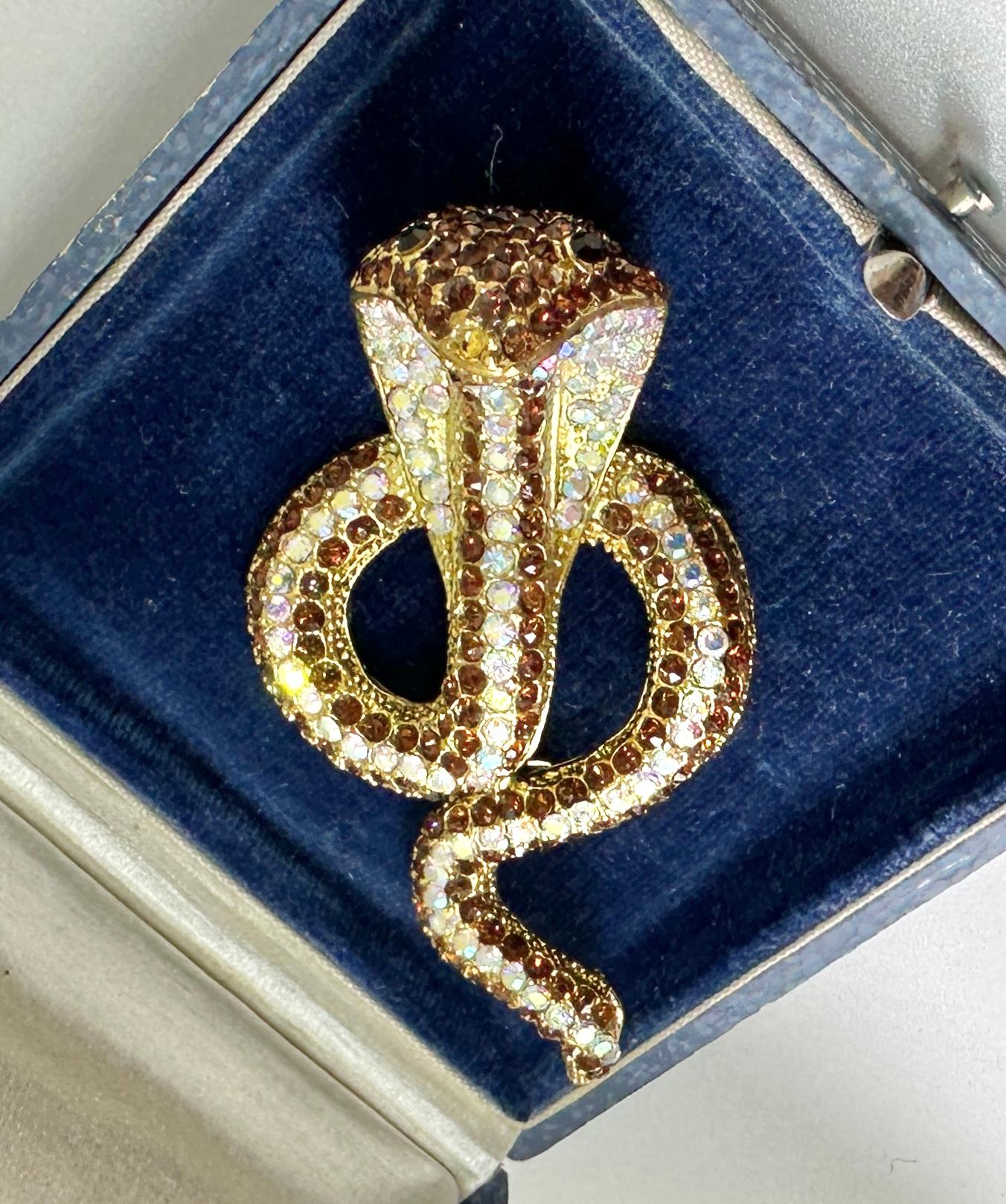 Madeleine Albrights Cobra Snake Serpent Pin Brosche und Read My Pins Buch für Damen oder Herren