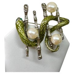 Madeleine Albright's Snake In Branch Pin Brooch And Read My Pins Book