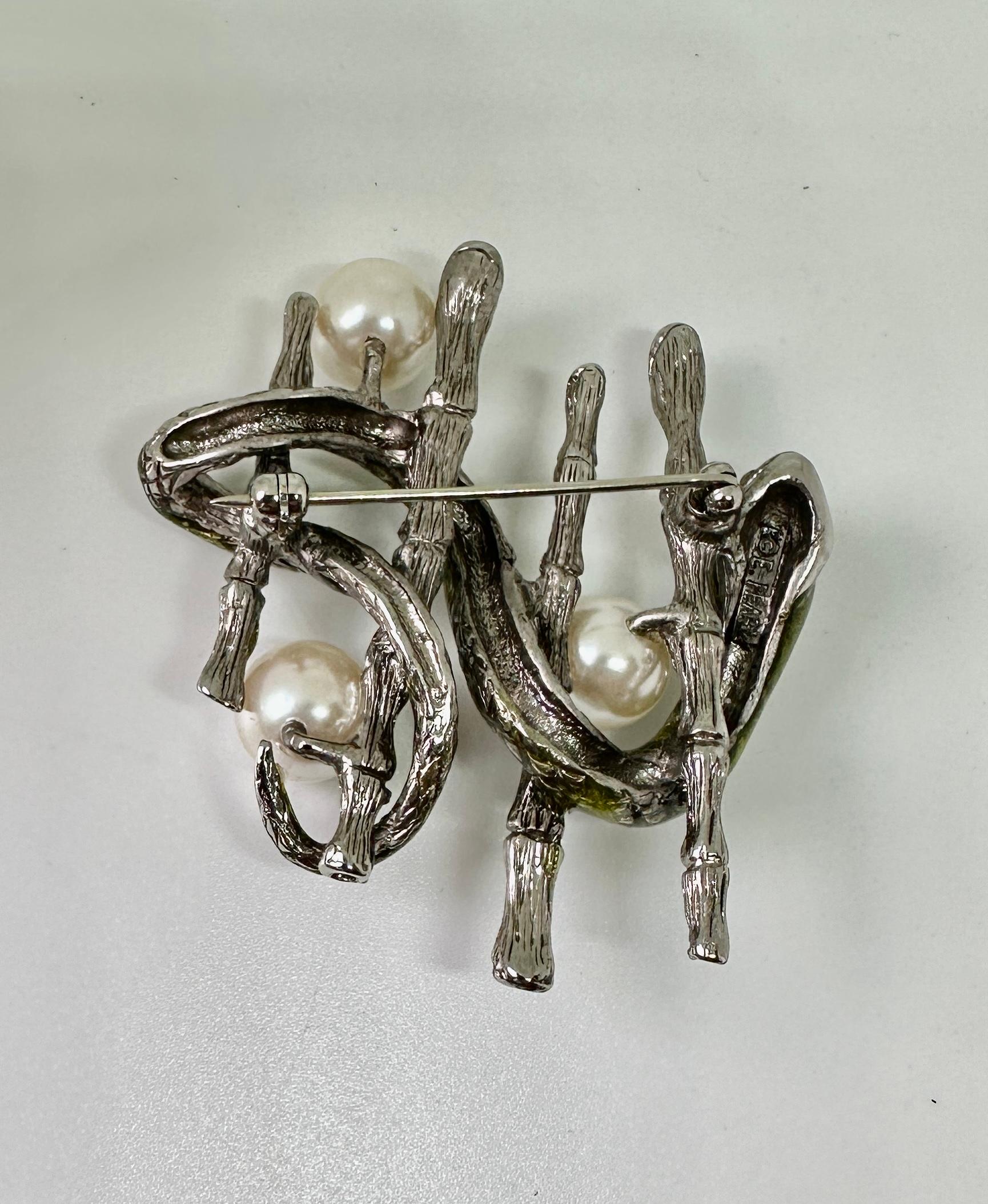 Pendientes Broche Serpiente En Rama De Madeleine Albright Y Libro Lee Mis Alfileres en venta 7