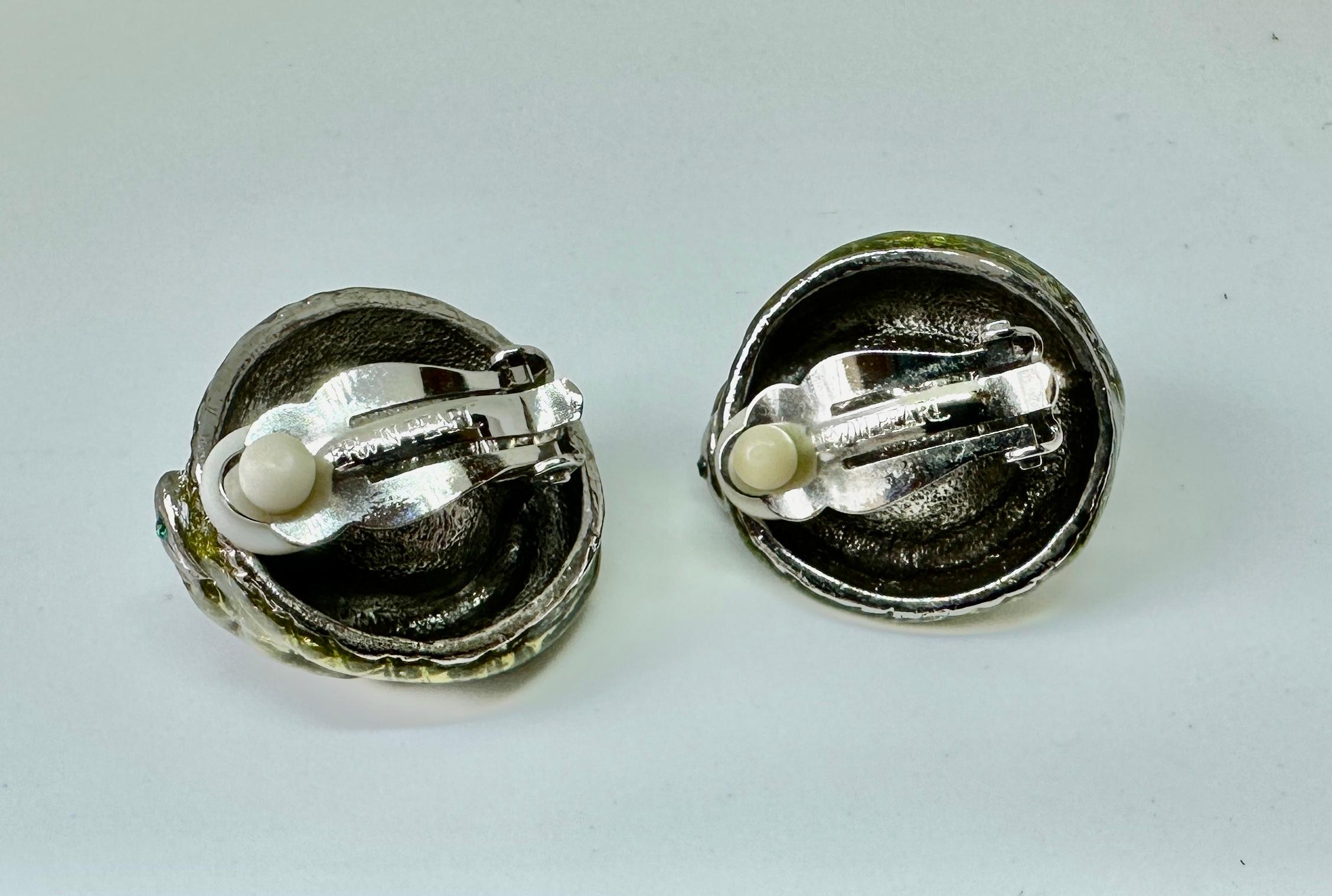Pendientes Broche Serpiente En Rama De Madeleine Albright Y Libro Lee Mis Alfileres en venta 9