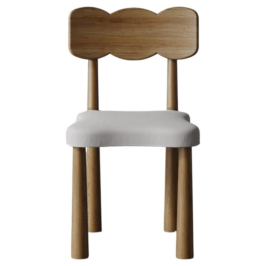 "Madeleine"  Bow Back Oak Chair by Christiane Lemieux