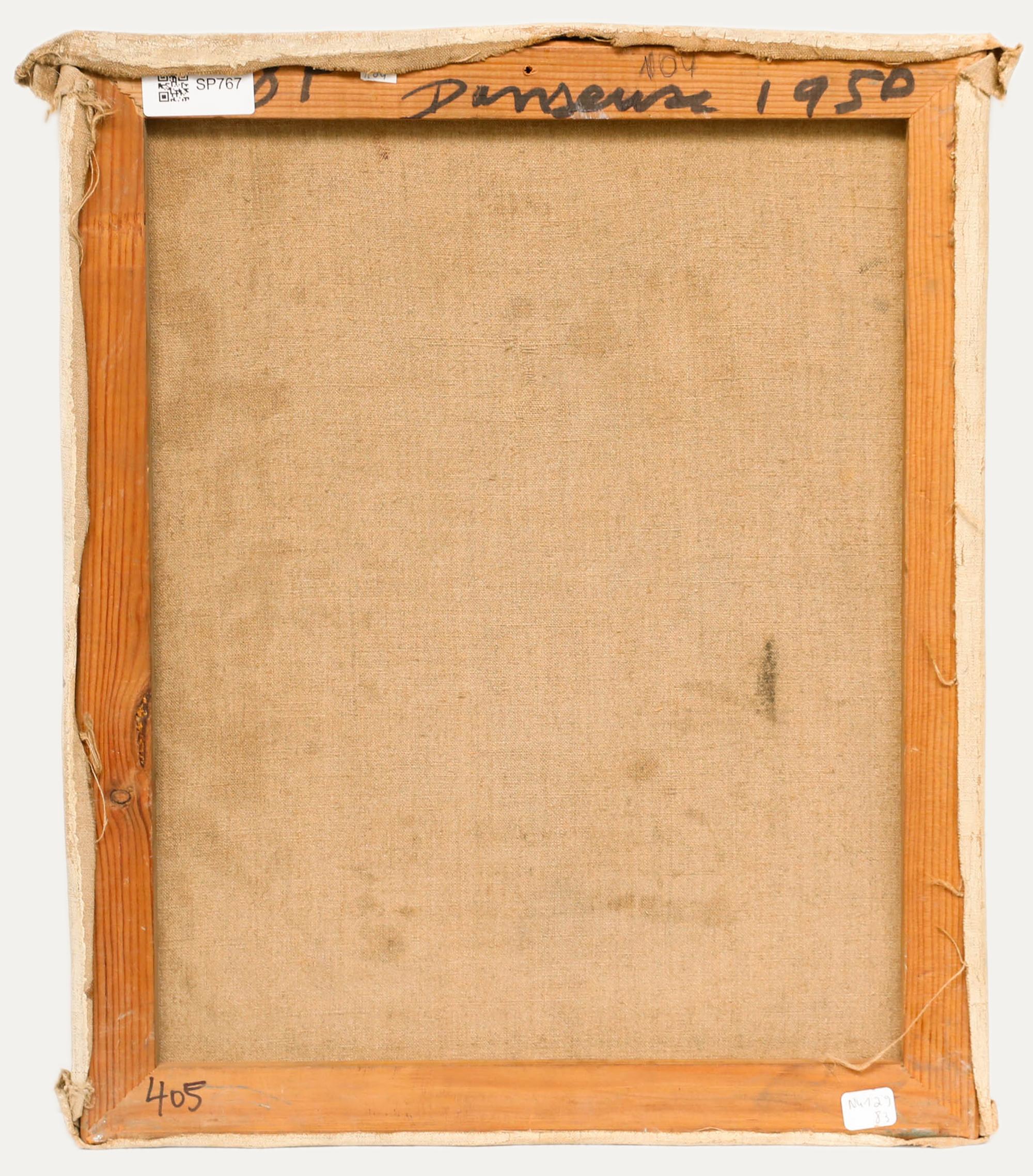 Madeleine Flaschner (1933-2022) - 1950 Öl, Die Ballerina im Angebot 1