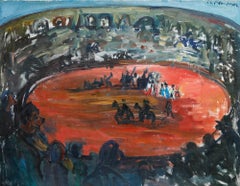 Madeleine Flaschner (1933-2022) - 20th Century Oil, The Circus Ring