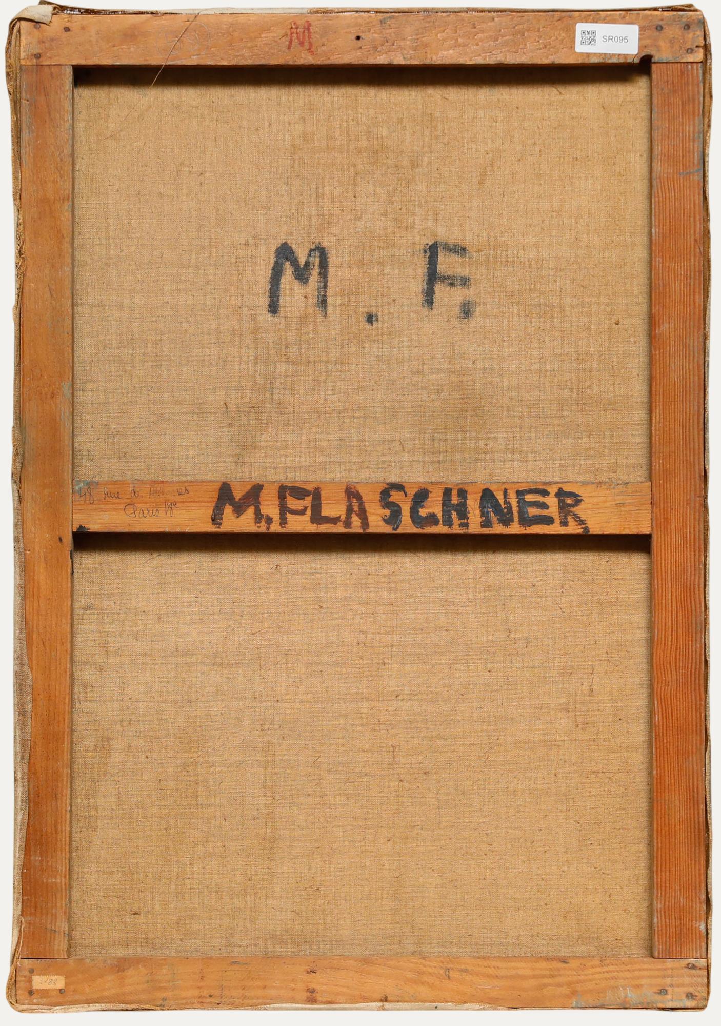 Madeleine Flaschner (1933-2022) - Mid 20th Century Oil, Standing Nude For Sale 2