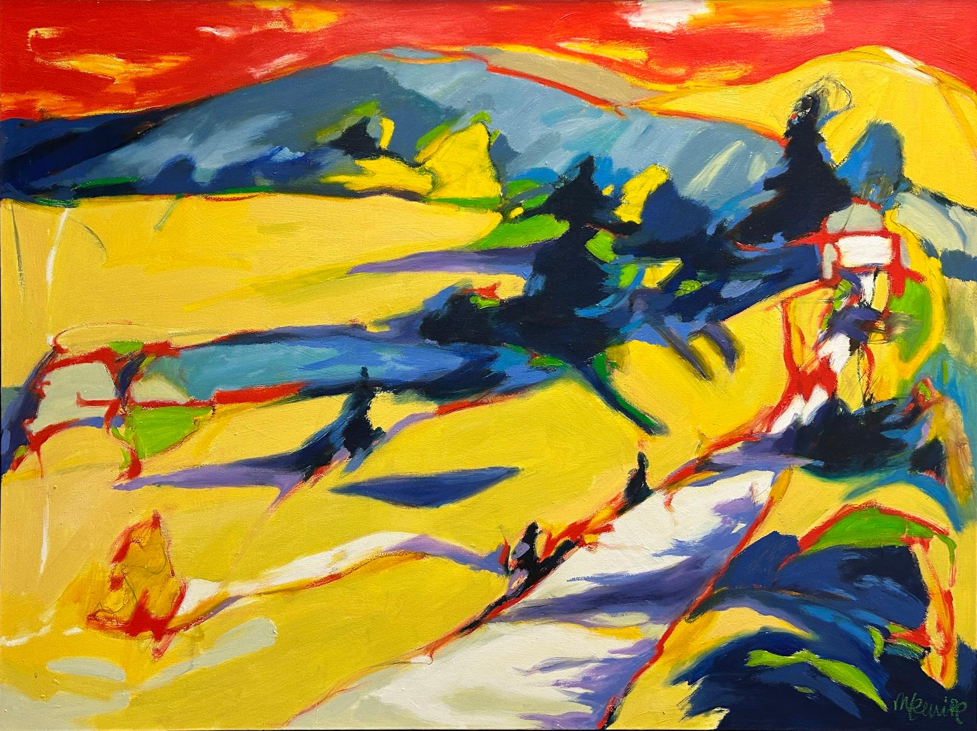 Madeleine Lemire Abstract Painting - Untitled