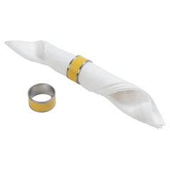 MADELEINE - Napkin Ring - Set di 2 Portatovaglioli - Cedro Yellow