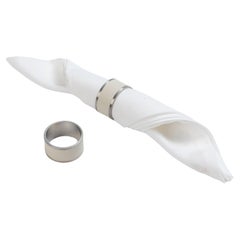 MADELEINE - Napkin Ring - Set di 2 Portatovaglioli - Snow white