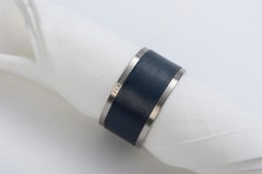 MADELEINE - Napking Ring - Set of 2 Napkin Holders - Amalfi Blue